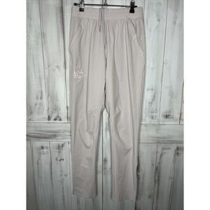 WOMENS UNDER ARMOUR UA SQUAD WOVEN WARM UP PANTS LT‎ GRAY IMG ACADEMY SMALL
